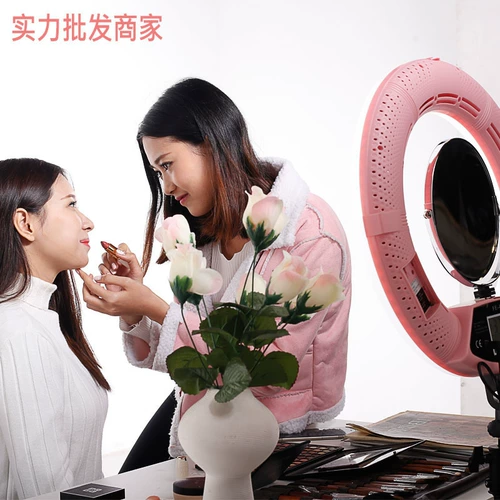 18 -inch светодиодные живые кружные круговые огни якоря красотка кожа кожа кожа кожа кожа кожа кожа, высокая проверка с большой апертурой сетью, селфи, селфи, крытый мягкий свет Съемка