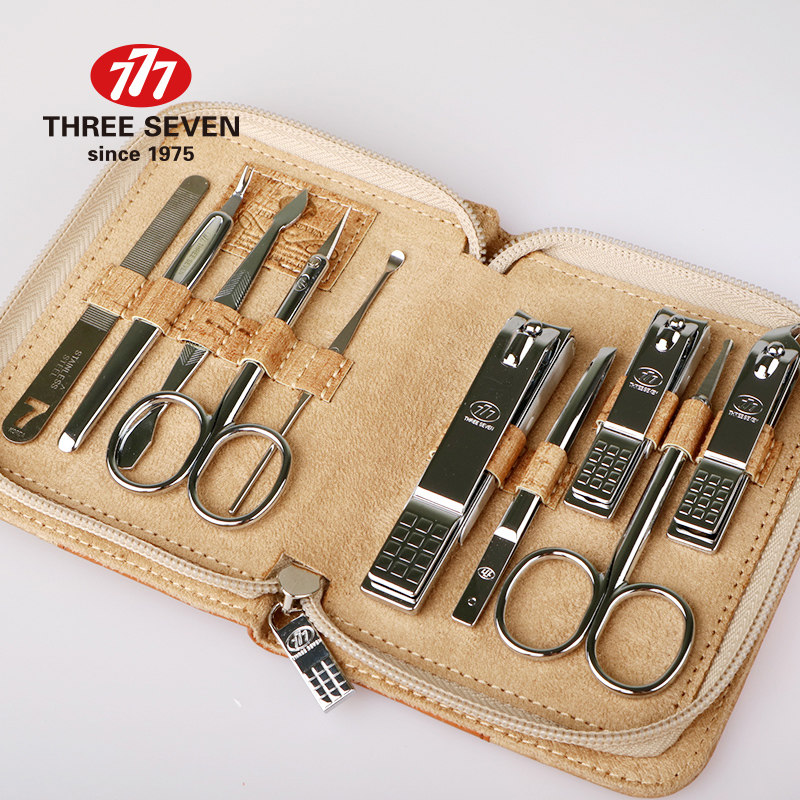 Original Imported Korea 777 Nail Knife Set Group Home Dead Leather Brow Hair Cut Nail Clippers Fingernail Clippings Nose Hair
