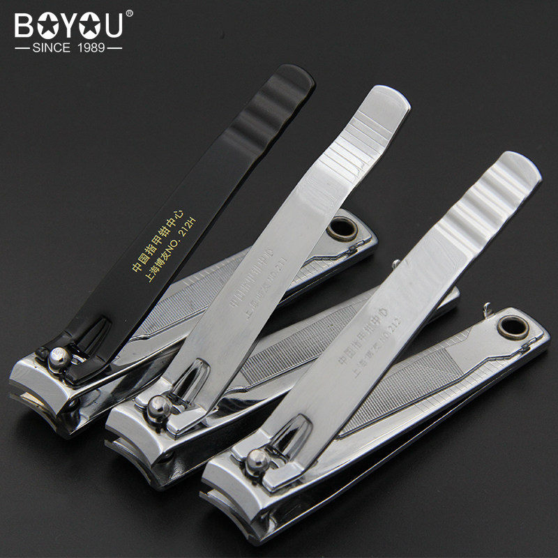 Boyou Fingernail Knife Single Large Number Portable Home Inclined Opening With Filing Knife Nail Clippers Large Number Nail Clippers single fit