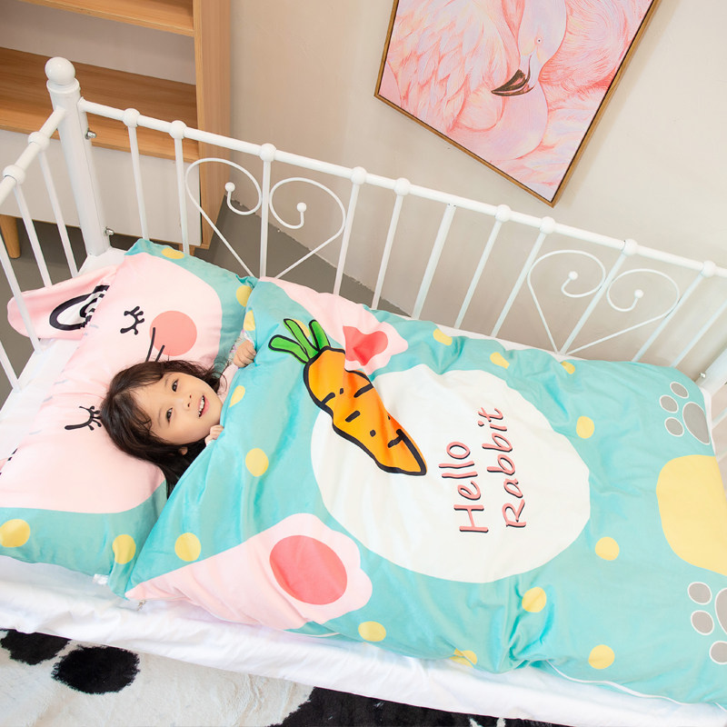 Baby Baby Sleeping Bag Child Anti Kick Quilt Spring Autumn Winter Thickened Pure Cotton Detachable Quilt God Ware Winter Quilt Gush
