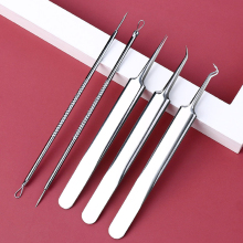 超尖细镊子粉刺针美容院专用神器套装