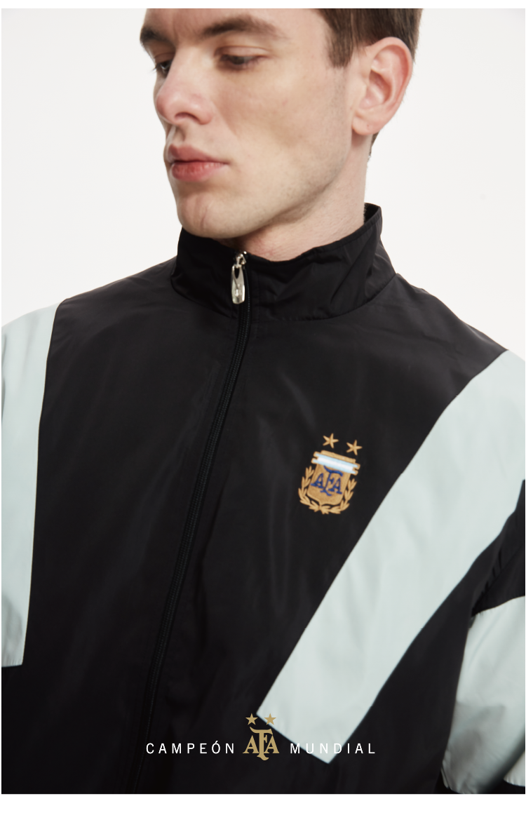 Argentina National Team Official Unisex Waterproof Fashion Zipper Jacket