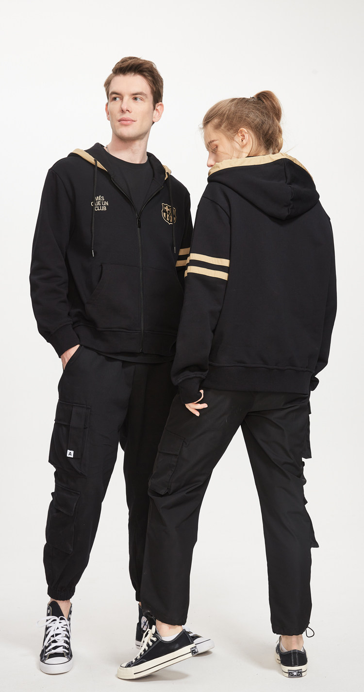 fc barcelona black and gold jacket