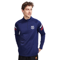 Barcelona club merchandise -- Barcelona 3M reflective sports fitness jersey speed dry long sleeve football training clothing