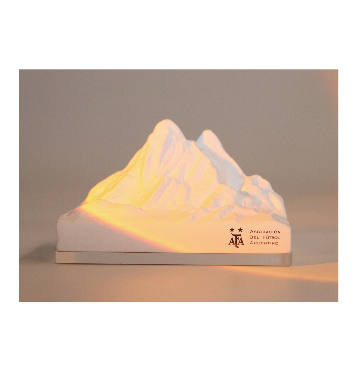 Argentine National Team Official AFA Scented Stone Moreno Glacier Forest Mountain Desktop Ornament