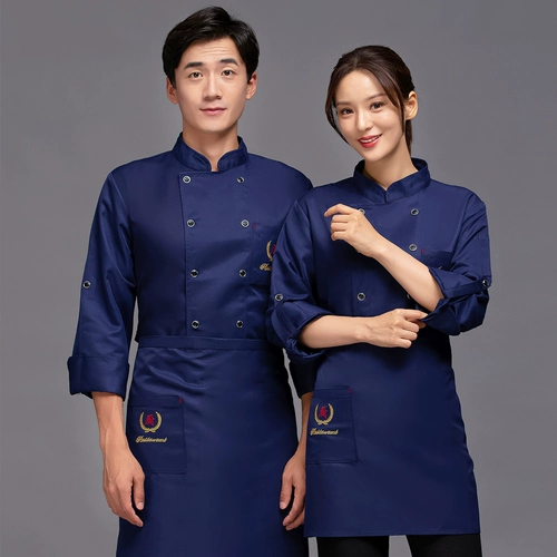 Демисезонный комплект для работы для отеля, лонгслив, рабочая одежда, короткий рукав