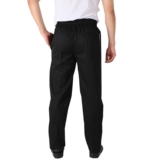 Брюки для шеф-повара, кухонные, столовые, рабочие брюки для официанта, кухонные эластичные, слегка эластичные черные рабочие брюки для шеф-повара, мужские