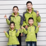 Утепленный удерживающий тепло ветрозащитный комбинезон для раннего возраста, детская куртка подходит для мужчин и женщин, «три в одном», семейный стиль