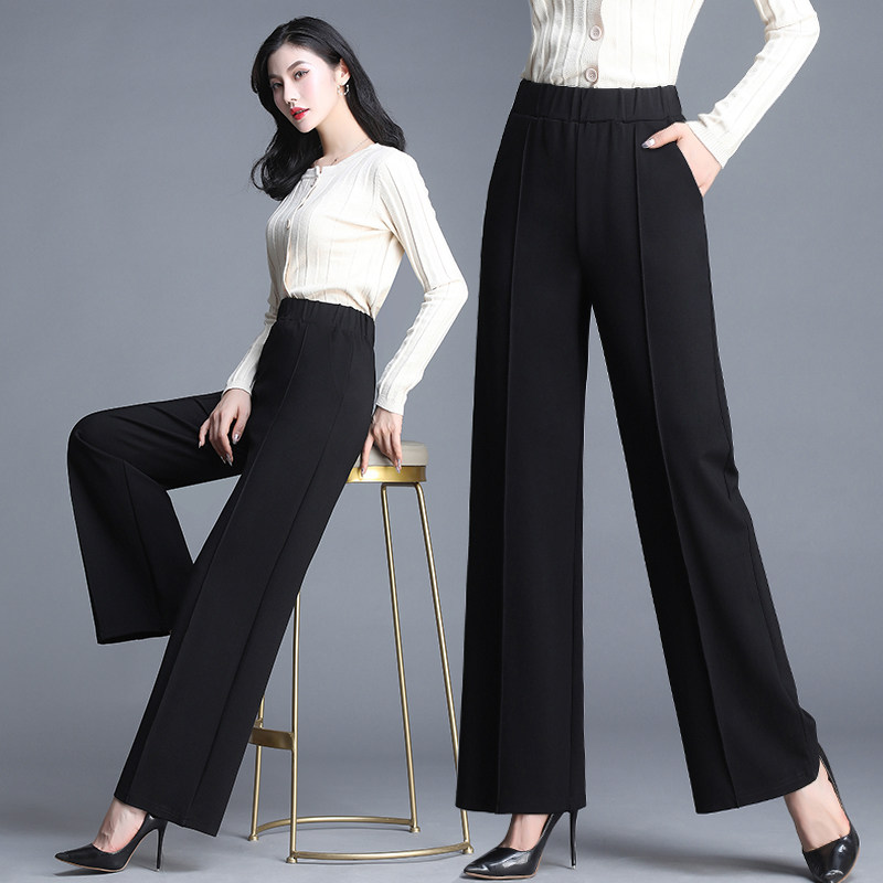 Large Size Women's Dress Broadlegged Pants Spring Autumn 2021 New Lady Looooooooooooooooooooooooooooooooooooooooooooooooooooooooooooooooooooooooo