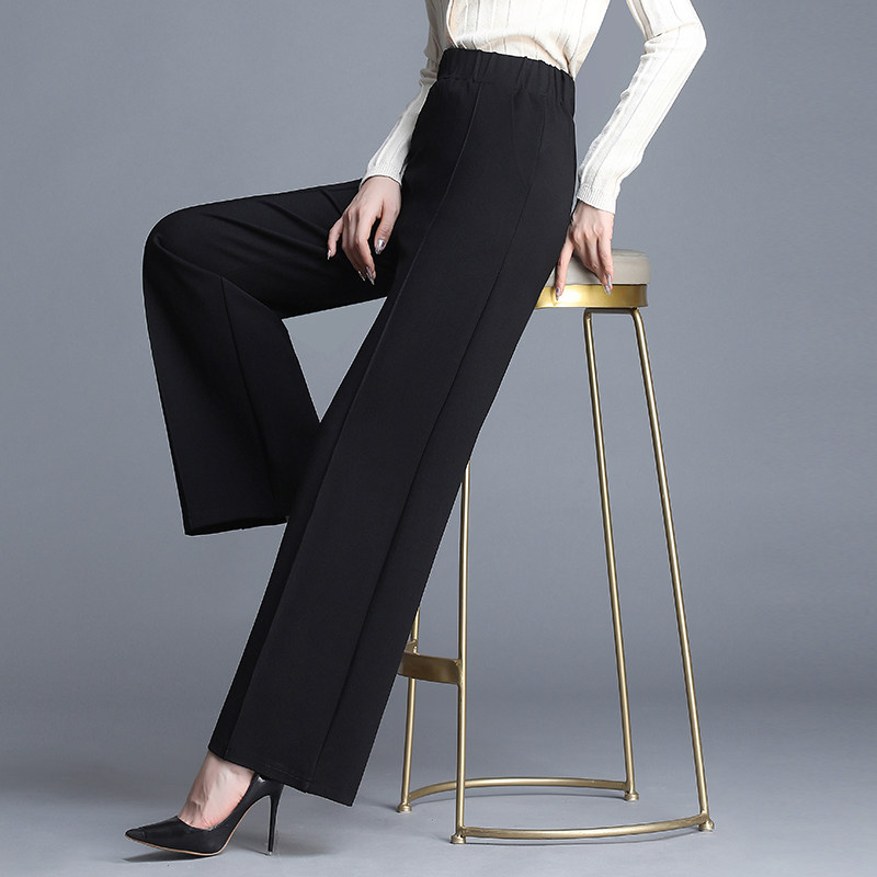 Large size codes wide pants women Summer thin section Gats increased middle aged older women's clothing Mom with spring and autumn pants 200 catty