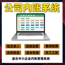 Company internal account management system financial cashier income and expenditure accounting receivables and payables enterprise accounting software custom development