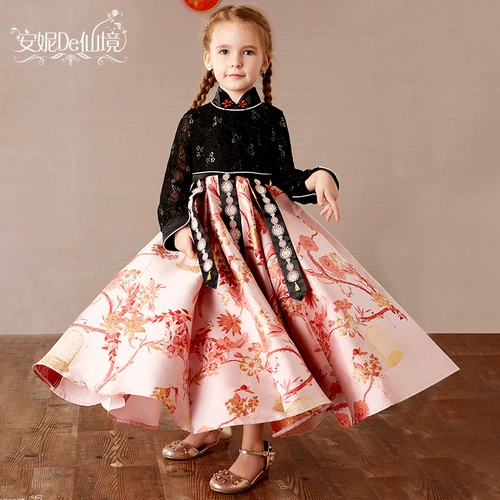 Демисезонное детское свадебное платье, длинный лонгслив, костюм, в западном стиле