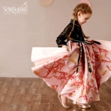 Демисезонное детское свадебное платье, длинный лонгслив, костюм, в западном стиле