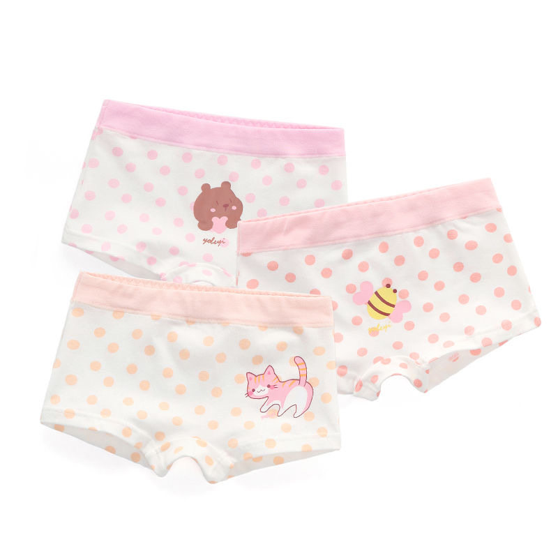 Uberi Children's underwear girl baby CUHK Four-corner Pants Head Little Girl Four-corner Shorts Student Child Clothing
