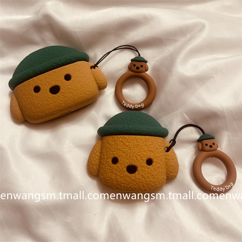 Nwang Korea Ins Cute Cartoon Dogs Airpods Protective Sleeves Airpodspro Headphone Sleeve airpods1 2 Generations Apple Wireless Bluetooth Headphones Second Generation 3 Generations