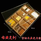 Кубинская сигарная увлажняющая коробка Постоянная температурная постоянная влажная сигара Увлажняющая коробка Приватная настраиваемая печать Профессиональный спирт коробка