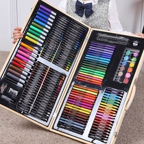 儿童画笔水彩笔套装绘画用品蜡笔绘画彩色