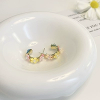 Серебряная игла, серьги для влюбленных, серебро 925 пробы
