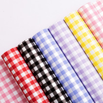 Summer waterproof bouquet wrapping paper Glace plaid small fresh oya paper flowers Bauer paper flower shop floral materials