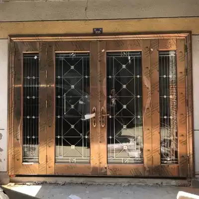 Stainless steel door-door quarto picture door household in rural areas rural security door entrance door stainless steel door