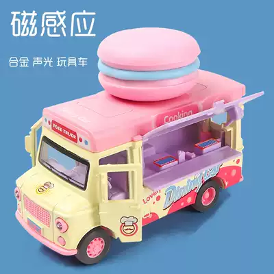 Dress up home wine and dining car alloy car toy car model children Boy return car inertia car girl baby