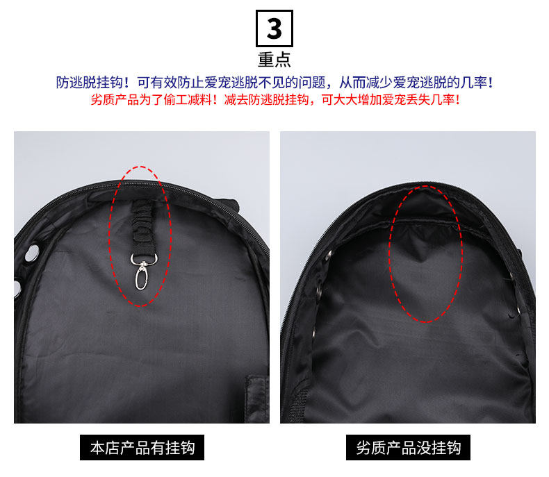 万宠乐 宠物外出 太空舱双肩背 图6