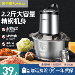Royalstar Electric Meat Grinder for Home Use, Small Multifunctional Food Processor for Mincing Dumpling Filling, Garlic, and Baby Food