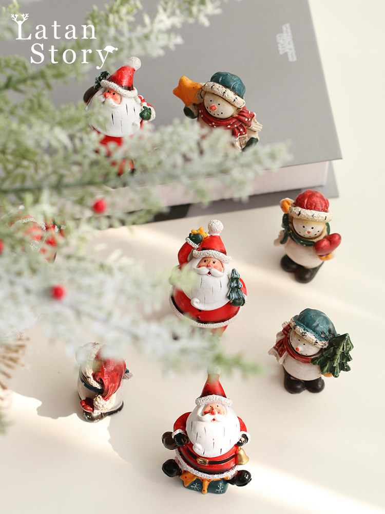 Christmas Decorations Mini-Christmas Old Man Snowman Swing Piece Children Small Gift Gift Christmas Tree Accessories Accessories