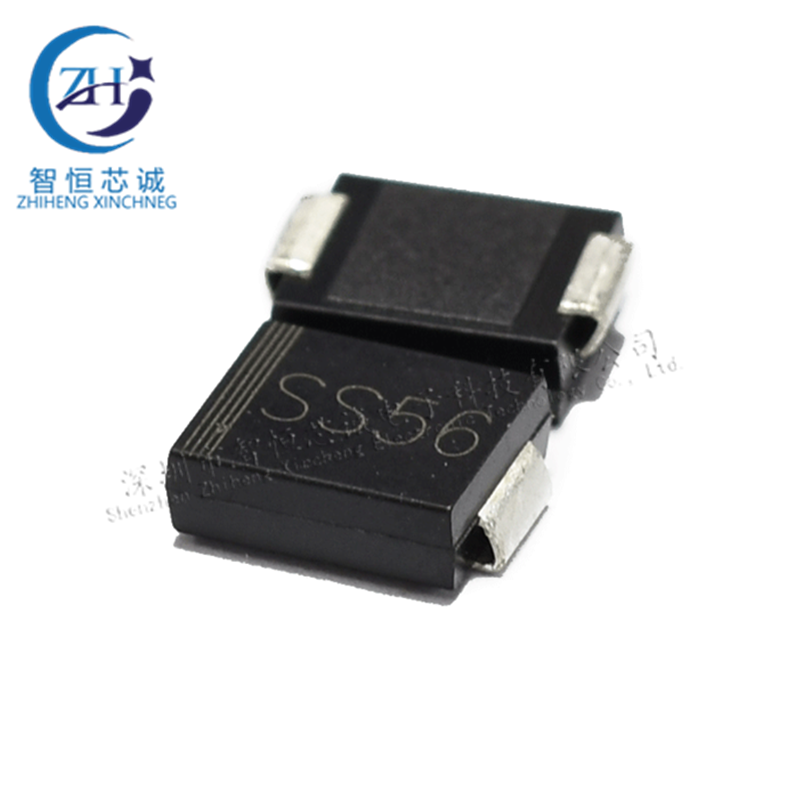 New SMD Schottky diode SS56 5A 60V SMC package DO-214AB a plate of 3K