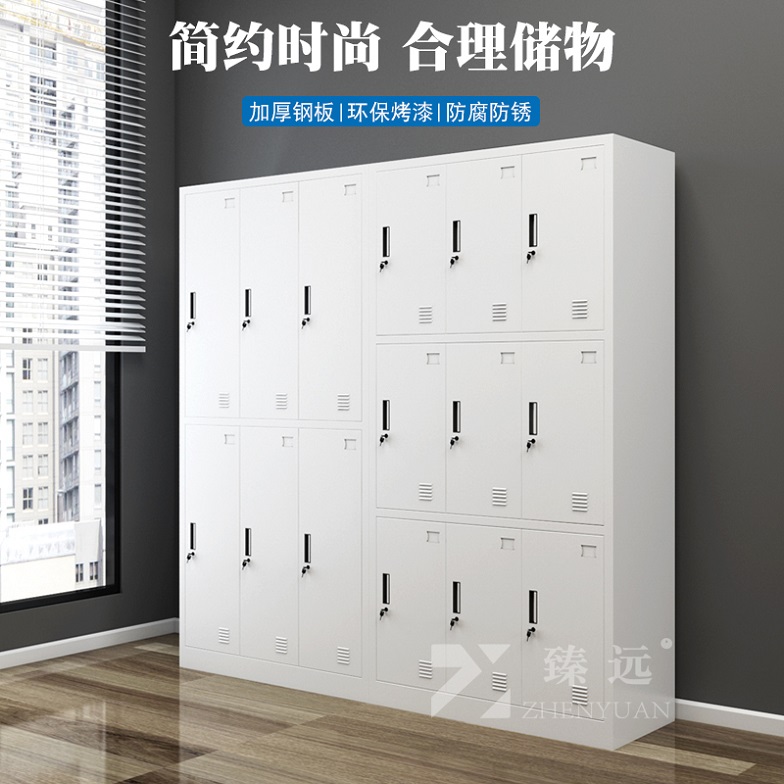 Zhenyuan low cabinet Office dressing cabinet Staff cabinet Tin cabinet Storage cabinet Steel cabinet Storage cabinet Shoe cabinet Staff dressing cabinet