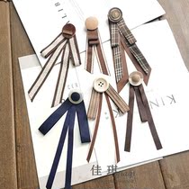 Eight-word neckline matched with collar flower button shirt tie self-buttoned with butterfly knot neck knot chest needle 100 hitch family chest flower