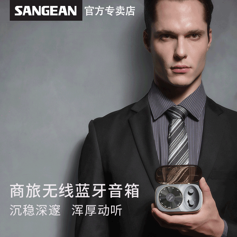 Sangean Mountain into Pandora Mini Charging Bluetooth speaker sound tube radio bass volume