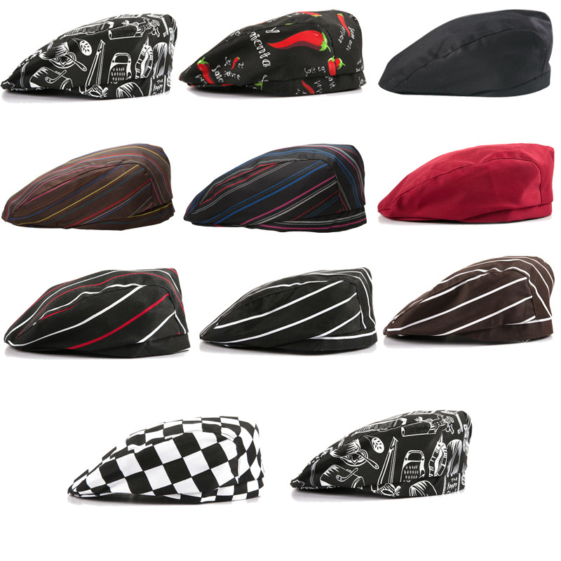 Shangfulian chef hat Male kitchen fast food restaurant waiter Canteen restaurant back kitchen cafe work beret