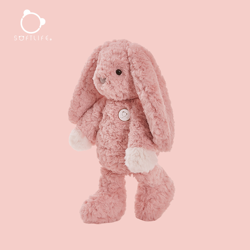 ソフトライフ ぬいぐるみ ウサギ人形 慰め人形 抱きしめて眠る人形 眠る抱擁 女の子 新年の贈り物