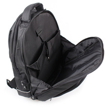 鰰采Fukuoka Tools Backpack Black Wear-Resistant Computer Bag Waterproof and Puncture-proof Backpack