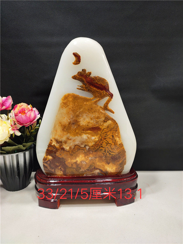 The qualities of the quartz of jade Xinjiang white jade furnishings of Qijiang stone decoration view of the fine Afghan jade twelve zodiac