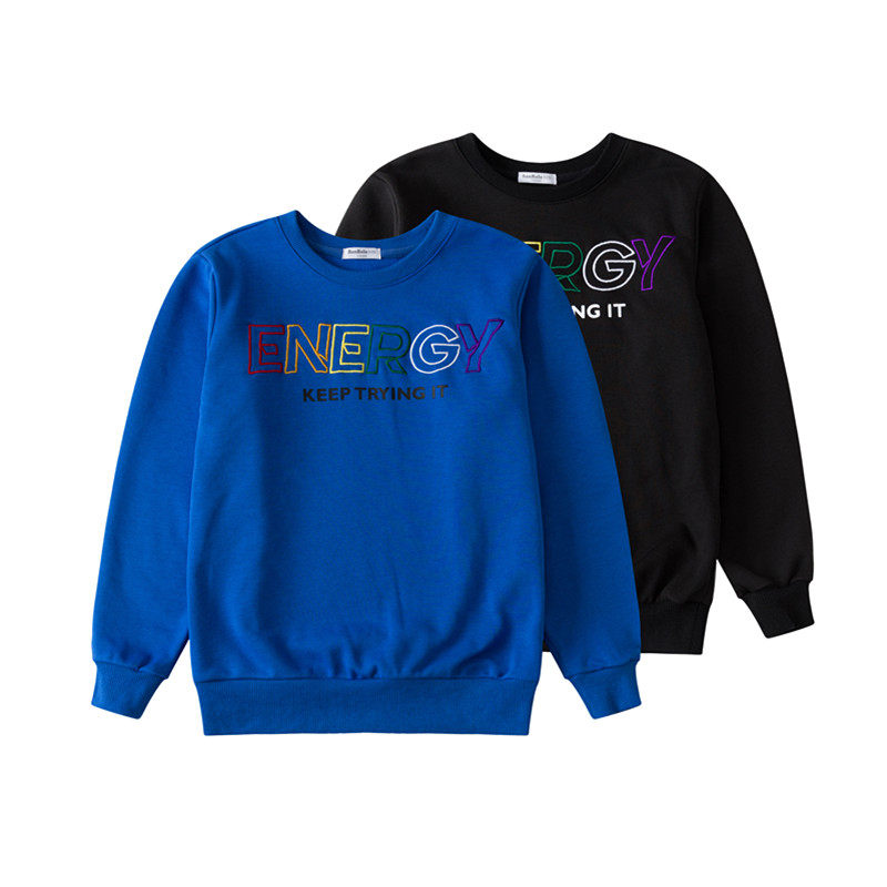 Clearance Bambara children's clothing boy's sweater 2021 new spring and autumn middle and big children's long-sleeved children's autumn top outerwear trend