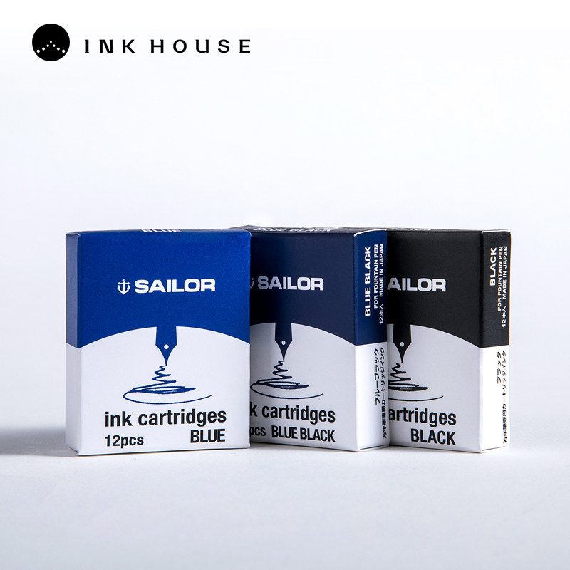 Japan Write Lucksack Non-carbon fluent style replaceable (new loaded) pen with stationery gift ink house ink house