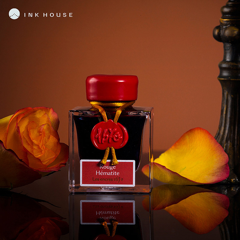 Ink House ink house France Jane Hepburn Mother Green 1670 Memorial gold powder ink Christmas retro romantic gig gift Jacques Herbin