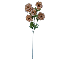 25-year-old Thai wedding dark coffee color path guide flower arrangement silk flowers retro color flower wall decoration fake flowers