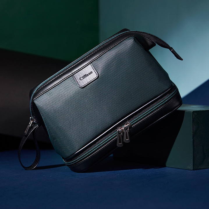 Travel storage bag wet and dry separation toiletry bag simple waterproof large capacity portable travel business men's makeup bag