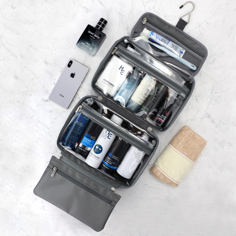 Men's toiletry bag hanging travel multifunctional simple storage bag gym bathroom waterproof bath bag women