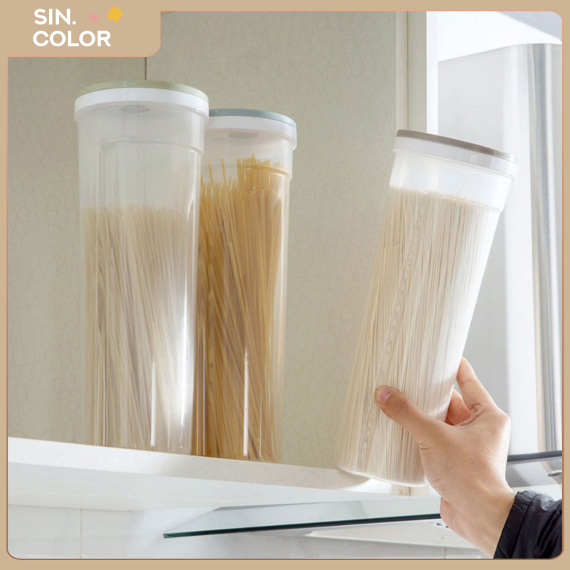 Home Kitchen Noodle Intake Box Plastic Bottles Transparent Storage Tank Five Grain Cereals Containing Box Storage Tank Storage Tank