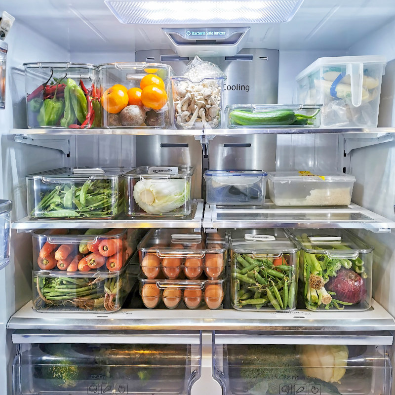 Food grade fridge containing box Fruit frozen Compartment Special Preservation Box Kitchen drawer Egg Box God