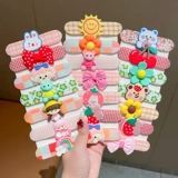 Детская милая челка на липучке, ободок, аксессуар для волос, повязка на голову, шпильки для волос