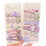 Сиреневая детская заколка для волос, челка, шпильки для волос, заколка-крабик, аксессуар для волос, 2025 года