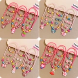 Красное мультяшное ожерелье, ювелирное украшение