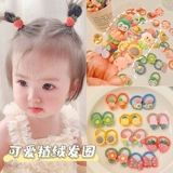 Детская маленькая резинка, безвредный аксессуар для волос, 0-3 лет, не повреждает волосы