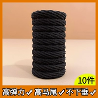 2#черный круг волос 10 штук