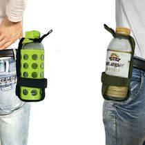 Outdoor adjustable water bottle cover with protective cover tactical accessory waist bag round flat oval insulated cover water cup cover bag